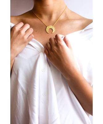 Mitali Jain Horseshoe Gold Delicate necklace 4