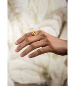 Mitali Jain G Gold Geometric Ring