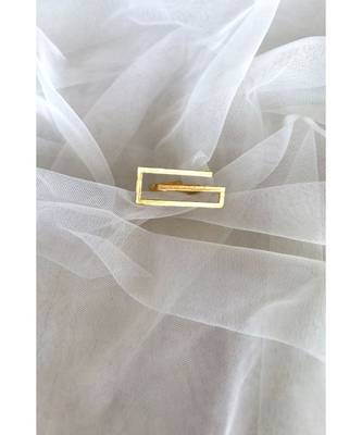 Mitali Jain G Gold Geometric Ring 3