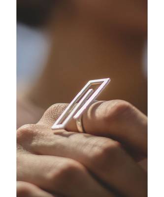 Mitali Jain G Silver Geometric Ring 1