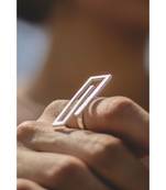 Mitali Jain G Silver Geometric Ring