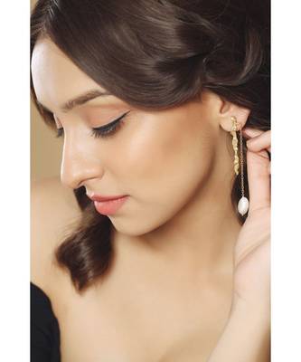 Mitali Jain Claudia Gold Vintage Dangle Earrings 2