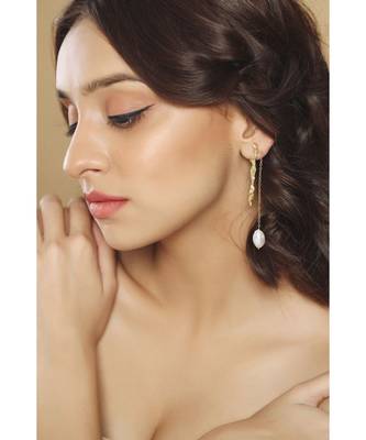 Mitali Jain Claudia Gold Vintage Dangle Earrings 3
