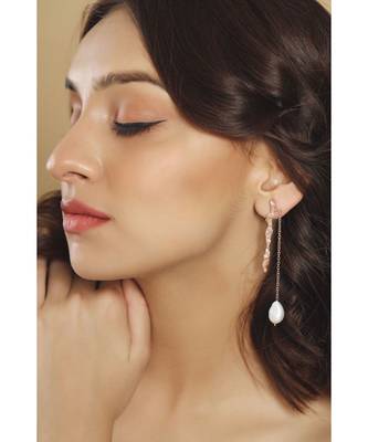 Mitali Jain Claudia Rose Gold Vintage Dangle Earrings 2