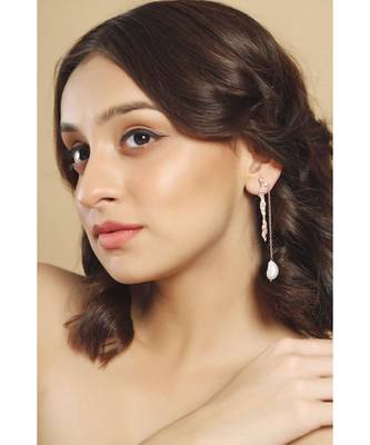 Mitali Jain Claudia Rose Gold Vintage Dangle Earrings 4