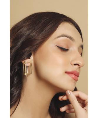 Mitali Jain Amelia Gold Statement Studs 1
