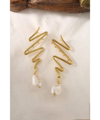 Mitali Jain Frida Gold Statement Earrings 4