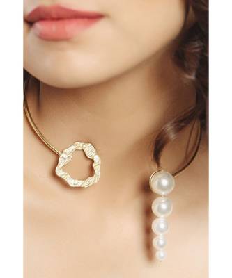 Mitali Jain Audrey Gold Statement Choker 2