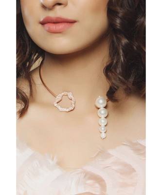 Mitali Jain Audrey Rose Gold Statement Choker 2