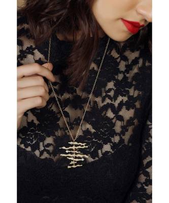 Mitali Jain Marianne Gold Statement Necklace 1