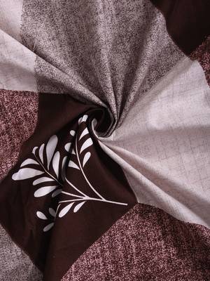 PINK GEOMETRIC 20 TC Cotton  SINGLE Bedsheet with  Pillow Cover 4