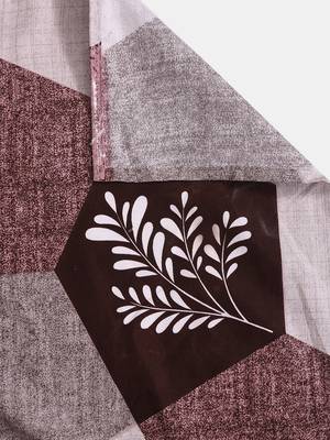 PINK GEOMETRIC 20 TC Cotton  SINGLE Bedsheet with  Pillow Cover 5