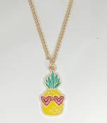 Heart pineapple Design Charm Pendant for Women and Girls