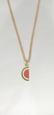 Watermelon Design Charm Pendant Chain for Women and Girls  1