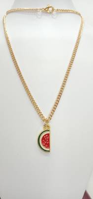 Watermelon Design Charm Pendant Chain for Women and Girls  2