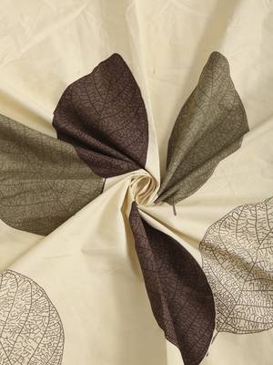 BEIGE FLORAL 20 TC Cotton  SINGLE Bedsheet with  Pillow Cover 4