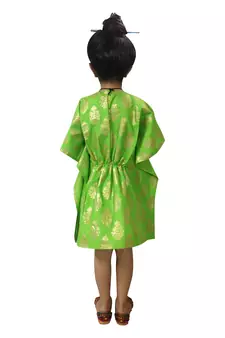 Aglare cotton cute kurti,kaftan,  Kaftan for kids.Kaftan Green