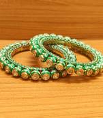 Green bangles-and-bracelets