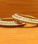 White bangles-and-bracelets