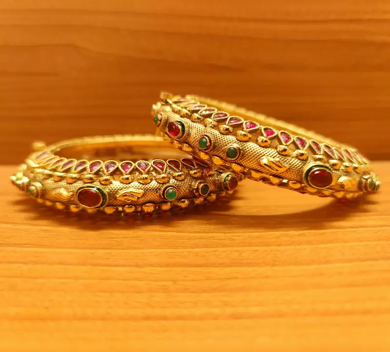 Multicolor bangles-and-bracelets