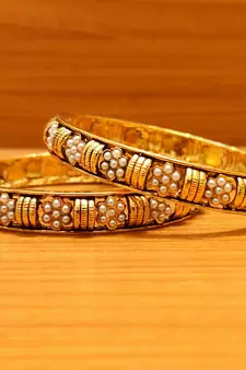 White bangles-and-bracelets