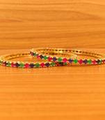 Multicolor bangles-and-bracelets