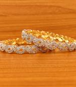 White bangles-and-bracelets