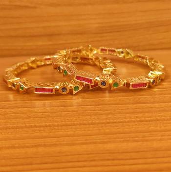 Multicolor bangles-and-bracelets 1