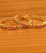 Multicolor bangles-and-bracelets