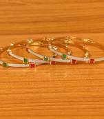 Multicolor bangles-and-bracelets