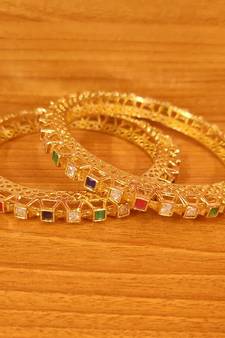 Multicolor bangles-and-bracelets