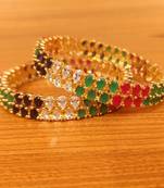 Multicolor bangles-and-bracelets
