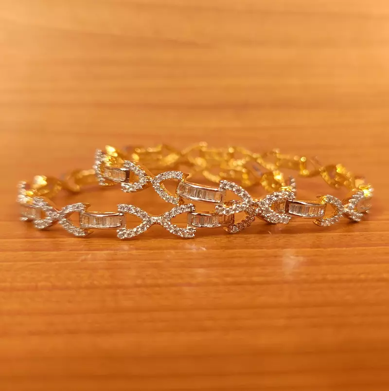 White bangles-and-bracelets