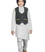 EVERWILLOW ETHNIC WEAR KURTA PYJAMA WITH WAIST COAT JACKET FOR KIDS AND BOYS
