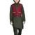 EVERWILLOW ETHNIC WEAR GREEN KURTA PYJAMA WITH MAROON WAIST COAT JACKET FOR KIDS AND BOYS