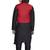 EVERWILLOW ETHNIC WEAR BLACK KURTA PYJAMA WITH RED WAIST COAT JACKET FOR KIDS AND BOYS