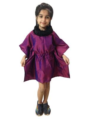 Aglare Taffeta,kaftan dress kaftan nighty kaftan kurtis kaftan top fur collar mauve  1