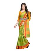 designer jacquard printed saree with blouse pice&With Havey Belt
