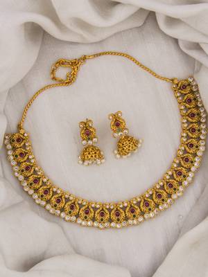 Gold spinel necklaces 1