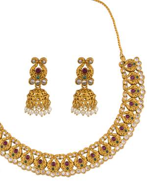 Gold spinel necklaces 3