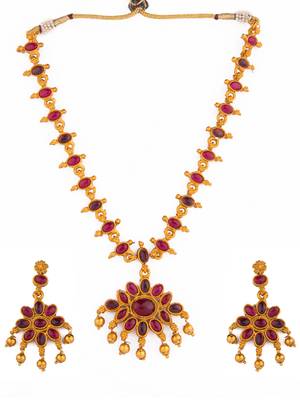 Gold spinel necklaces 3
