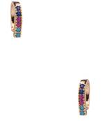 Gold cubic zirconia nose-ring