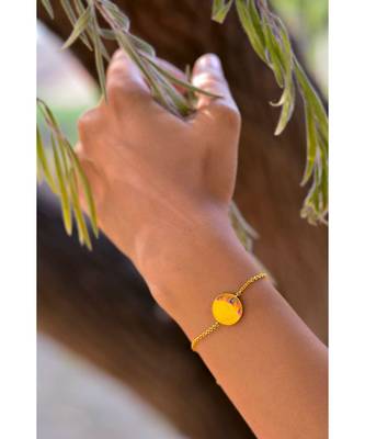 Mitali Jain Phase Gold Crescent Moon Enamel Bracelet 2