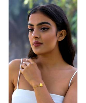 Mitali Jain Phase Gold Crescent Moon Enamel Bracelet 3