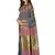 Grey woven banarasi silk saree with blouse