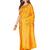 Yellow woven banarasi cotton saree with blouse
