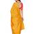 Yellow woven banarasi cotton saree with blouse