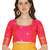 Yellow woven banarasi cotton saree with blouse