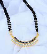 Black Stone American Diamond Mangalsutra