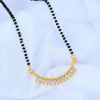 White American Diamond Mangalsutra 1